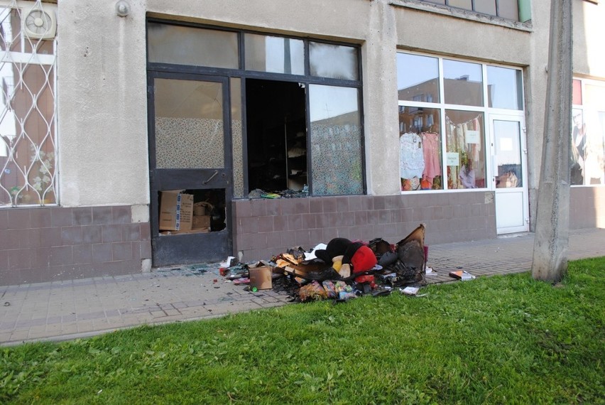 Hrubieszów: Spalili cztery sklepy jednej nocy