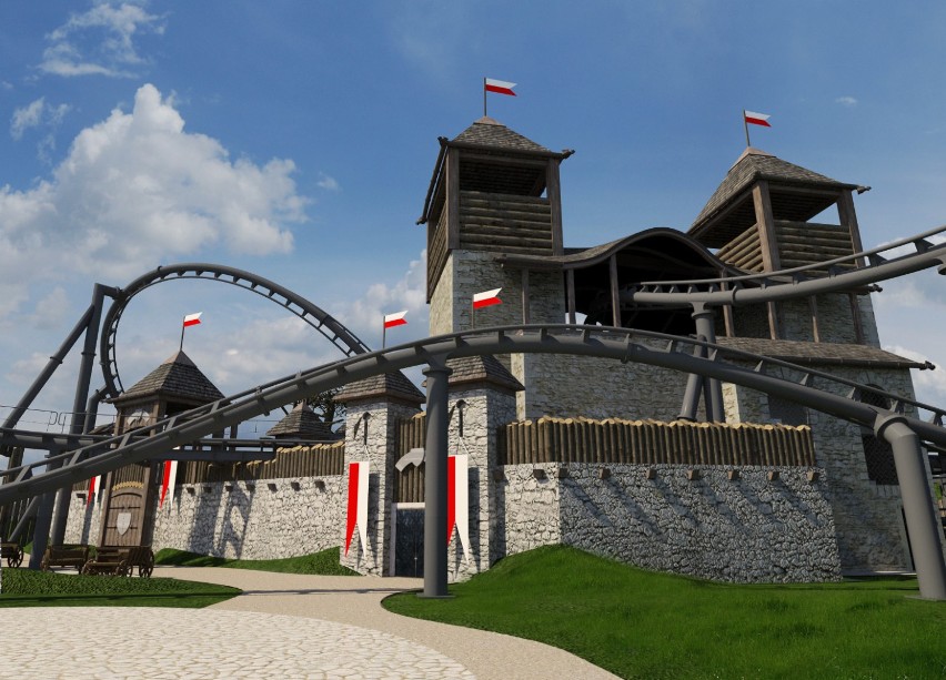 W Śląskim Wesołym Miasteczku powstaje Lech Coaster - największy rollercoaster w Europie