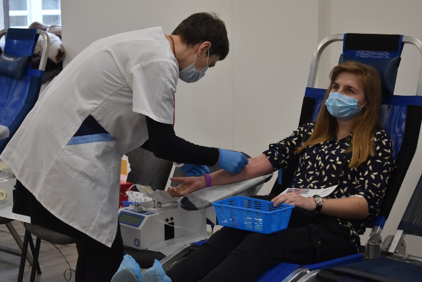 Druga akcja oddawania krwi na terenie Komendy Powiatowej PSP w Pleszewie
