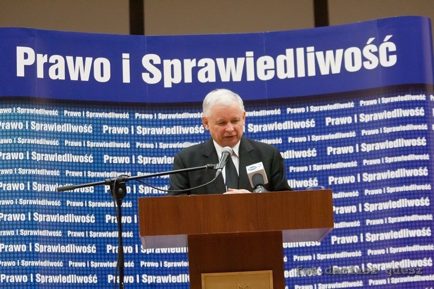 Prezes PiS w sobotę odwiedził Wałbrzych