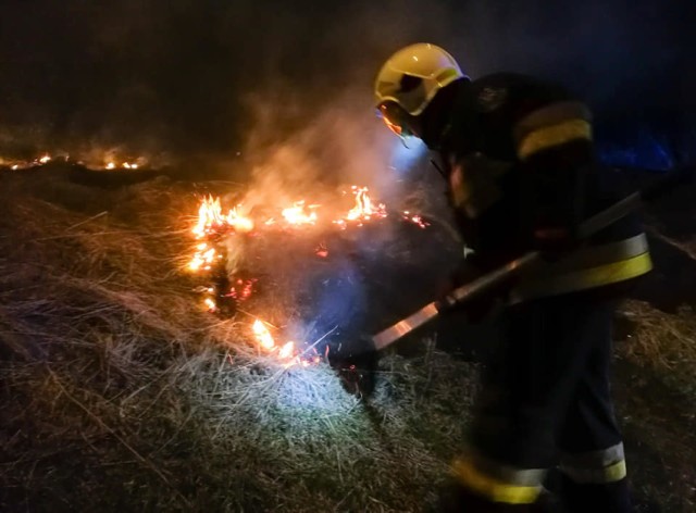 Pożar na ulicy Matejki w Radlinie