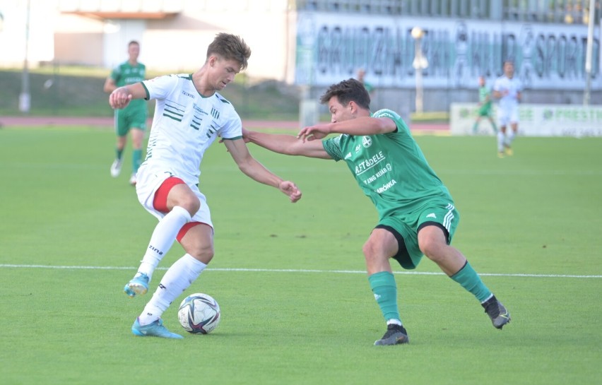 Olimpia Grudziądz wygrała z KP Starogard Gdański w ostatnim przedsezonowym sparingu [zdjęcia]