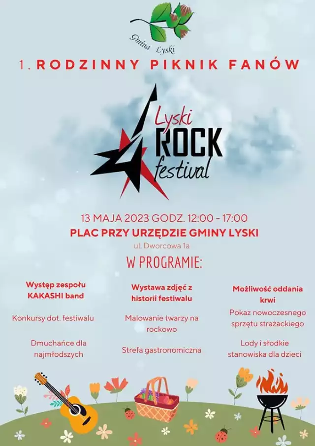 Piknik to inicjatywa organizatorów Lyski Rock Festiwal.