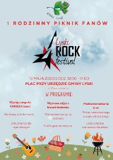 Takiej imprezy jeszcze nie było! Już jutro w Lyskach odbędzie się 1. Rodzinny Piknik Fanów Lyski Rock Festiwal. Będzie sporo atrakcji