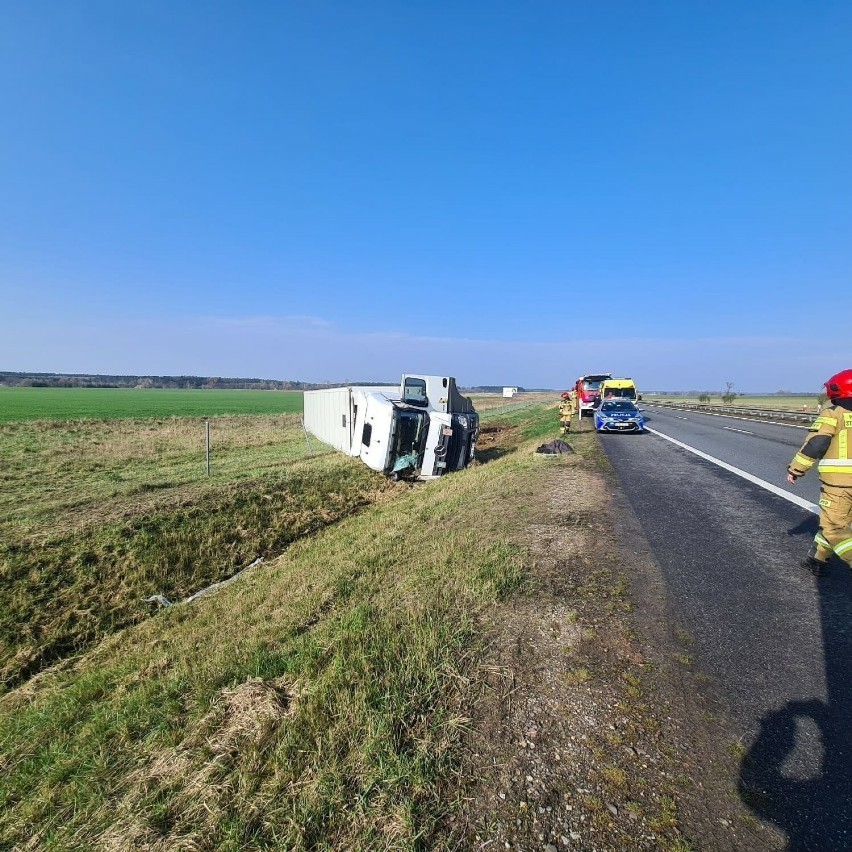 Wypadek na s8 w okolicach Sycowa i Oleśnicy