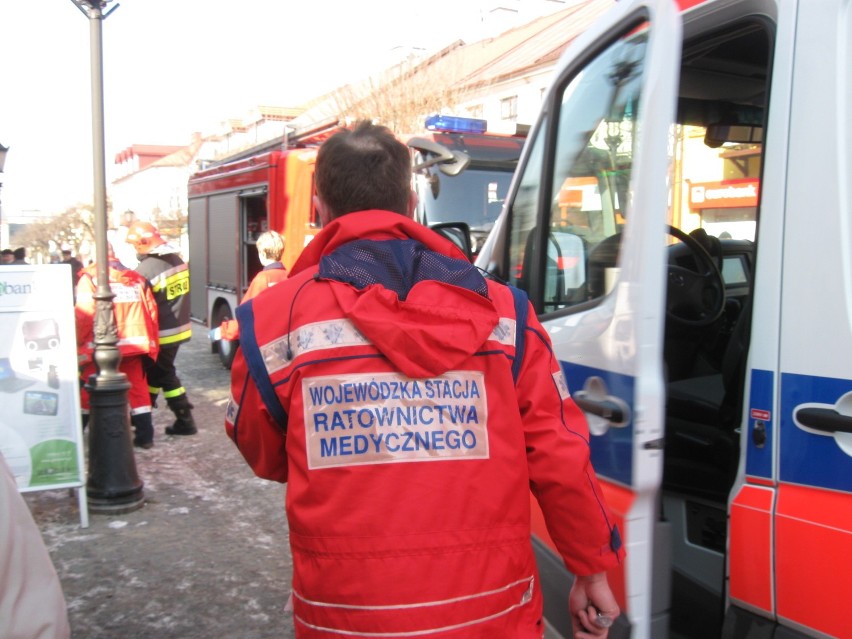 Kutnowska straż pożarna została wezwana do rannej osoby