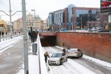 Wrocław. Wypadek w tunelu pod placem Dominikańskim. Zablokowane centrum miasta [ZDJĘCIA]