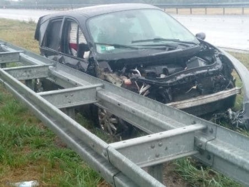 Wypadki na autostradzie A1 w powiecie włocławskim