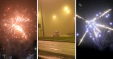 Malbork. Na powitanie nowego, 2021 roku mieszkańcy zrobili pokaz fajerwerków. Zobacz FILM