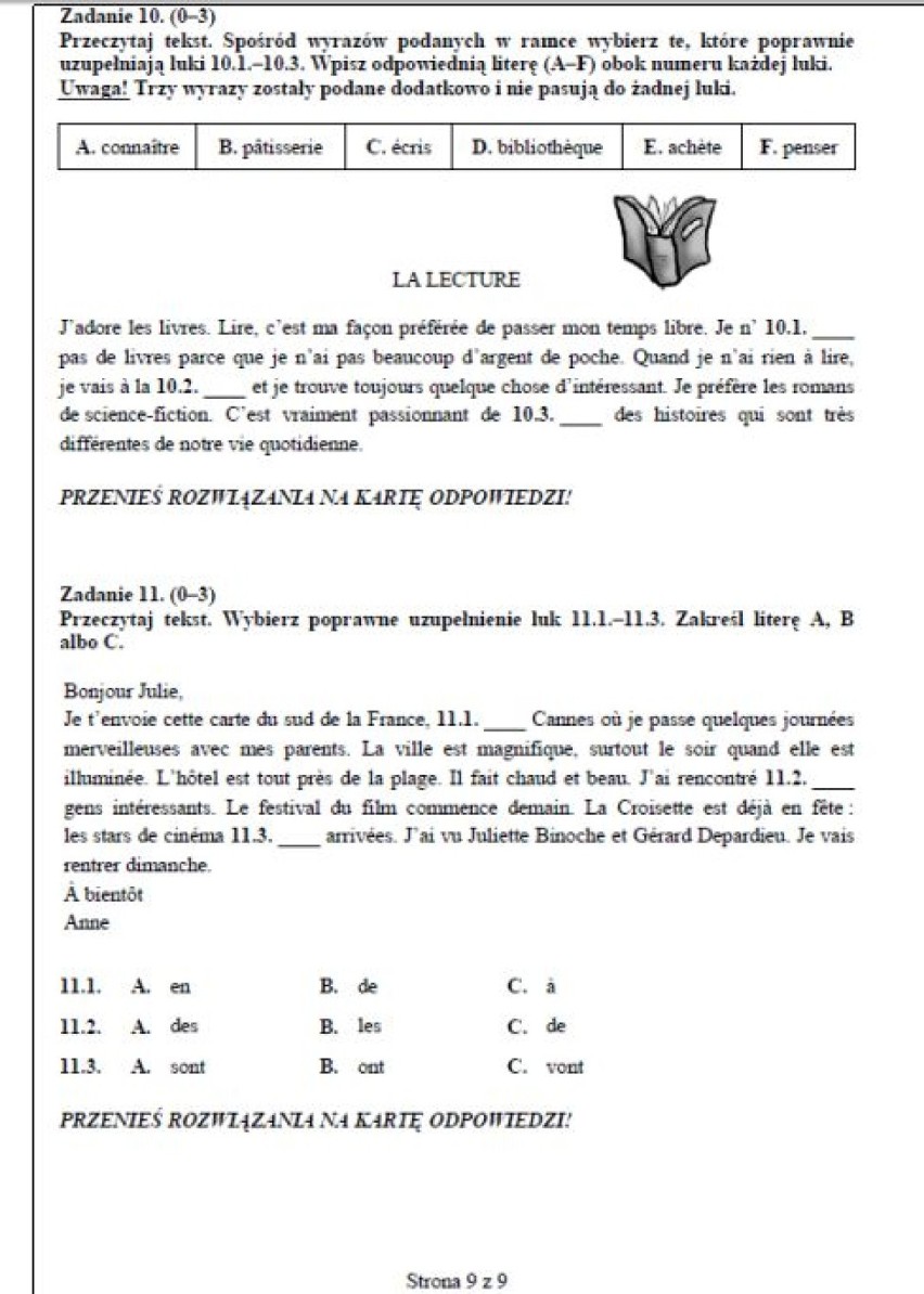 26 kwietnia uczniowie napiszą egzamin gimnazjalny 2012 z...