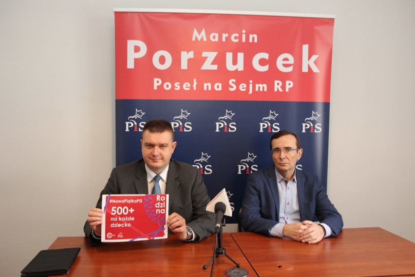 Konferencja posła RP Marcina Porzucka w Złotowie 