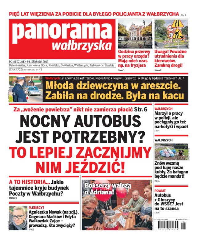 Panorama Wałbrzyska wydanie z 6 listopada 2017 r.