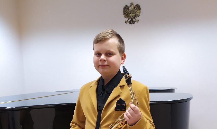 Młody saksofonista, Tomasz Drążek, z ogólnopolskimi sukcesami. Gratulujemy