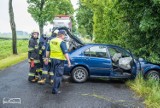 Samochód uderzył w drzewo. Jedna osoba w szpitalu [ZDJĘCIA]                           