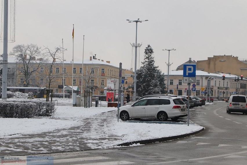 Zima we Włocławku - opady śniegu 7 stycznia 2021 r.