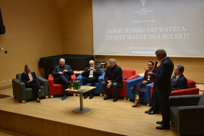 Debata Senacka w Kaliszu. Spotkanie z udziałem wicemarszałka Senatu i prezydenta Komorowskiego