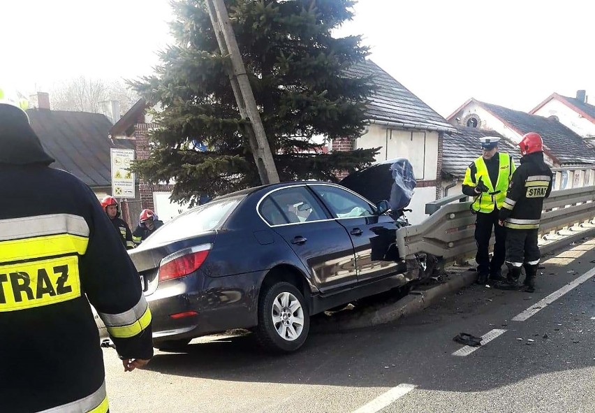 DK 28. Zderzenie przy browarze grybowskim. Dwie osoby w szpitalu