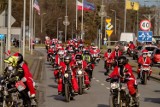 Wałbrzych: Motomikołajki 2020. Wielka parada motocykli przejechała przez miasto (ZDJĘCIA)
