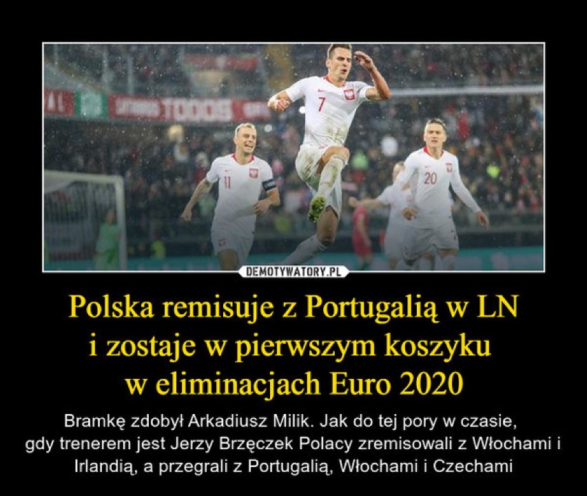 Polska - Portugalia 1:1 MEMY po meczu Polaków w Lidze...