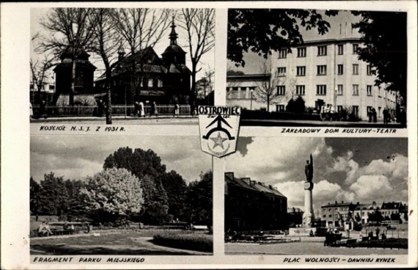 Widokówka z lat 1950-1959