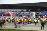 Protest rolników w Katowicach - zobacz ZDJĘCIA. Rolnicy szli pod hasłem: "Protestujemy w obronie polskiej ziemi"
