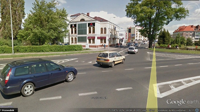 Piła w Google Street View: jeszcze rok temu mogliśmy z ul....