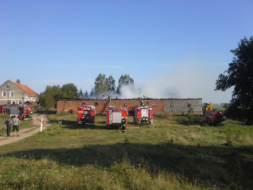 Pożar w miejscowości Krekole