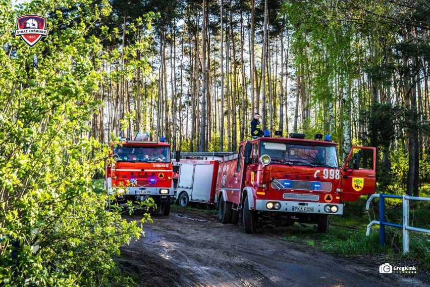 Tak wyglądało gaszenie ogromnego pożaru w Nowym Karolewie. ZDJĘCIA