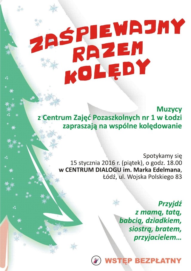 Kolędy w Centrum Dialogu w Łodzi