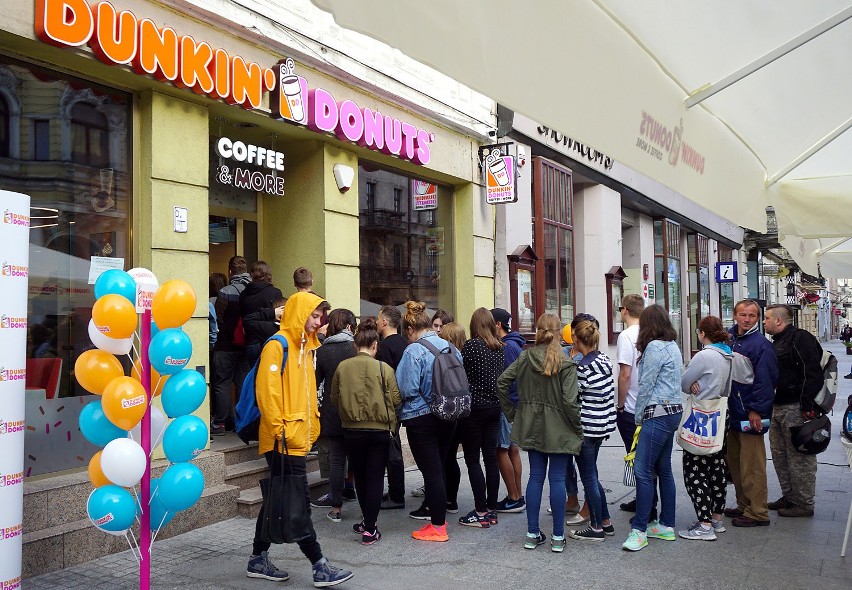 Otwarcie Dunkin' Donuts w Łodzi