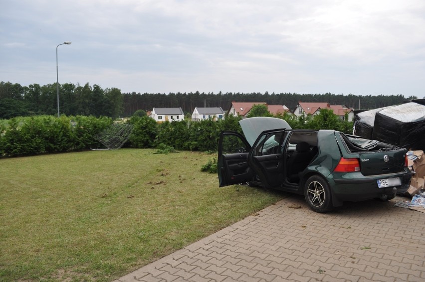 Wypadek na ul. Śremskiej w Mechlinie. VW golf staranował...