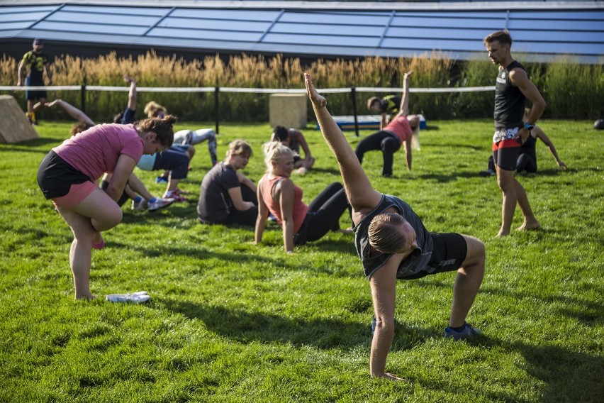 Ninja challenge na dachu galerii handlowej. Takiego...