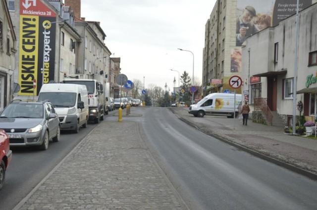 Zanim nie powstanie obwodnica Sztumu, na ulicach miasta będą się powtarzać takie widoki