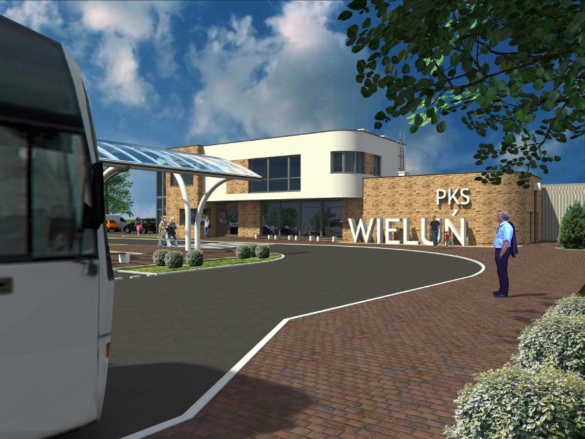Tak będzie wyglądał nowy dworzec autobusowy w Wieluniu [GRAFIKI]