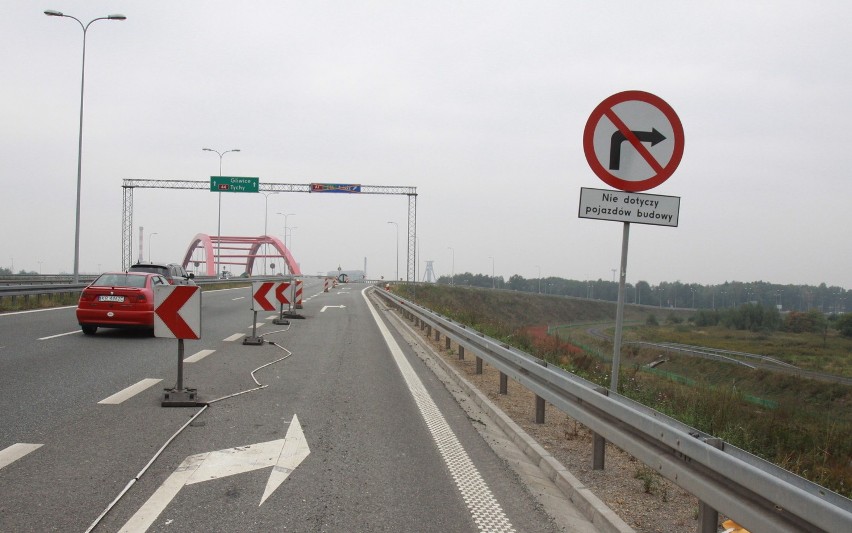 Autostrada A1 do Zabrza gładka i pusta, a kierowcy się niecierpliwią