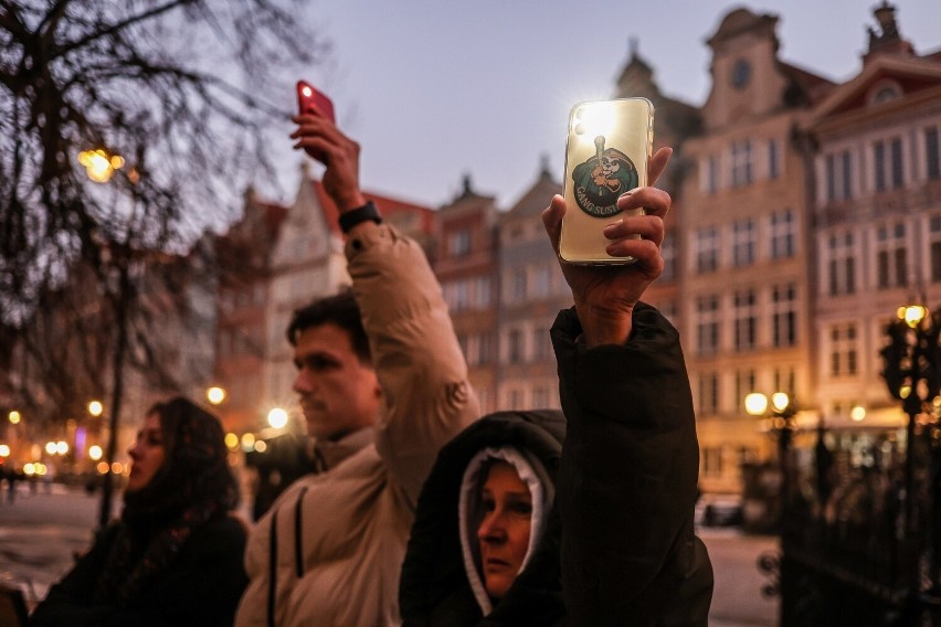 "Solidarni z Poczobutem". Wsparcie w Gdańsku