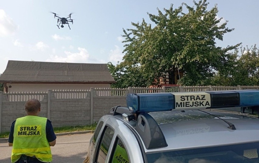 Dron antysmogowy, którym dysponuje  Straż Miejska w Kielcach...