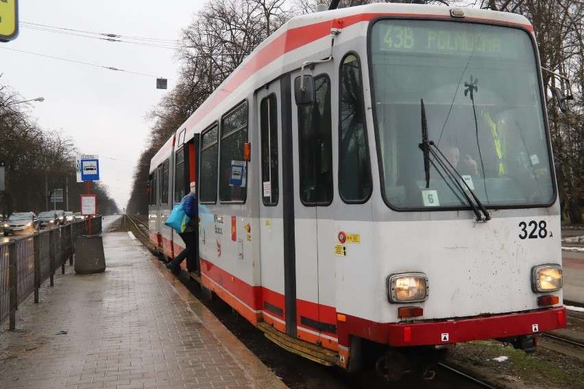 Stan linii tramwajowej pomiędzy Łodzią, Konstantynowem...