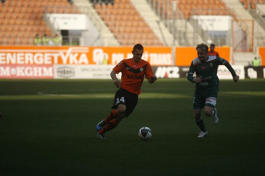 Zdjęcia z meczu Zagłębia Lubin ze Śląskiem Wrocław