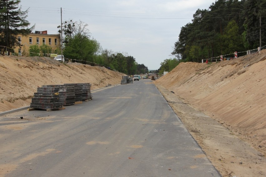 Postępy prac przy budowie obwodnicy w Obornikach