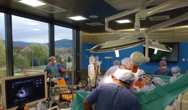 Hybrydowy stent szyjny.Lekarze z Polsko-Amerykańskich Klinik Serca dokonali oficjalnego wszczepienia pierwszego polskiego stentu szyjnego.