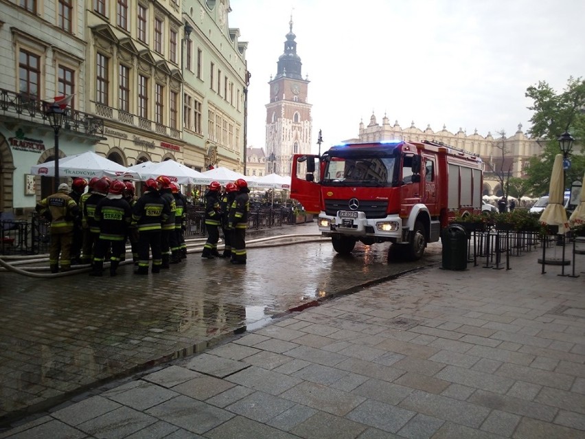 Kraków. Pożar w słynnej restauracji Wierzynek