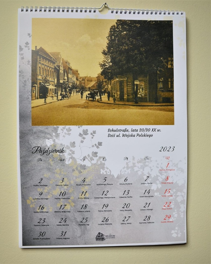 Złotów na starych pocztówkach - to temat zdjęć w złotowskim kalendarzu na 2023 rok