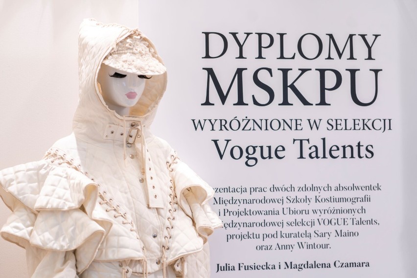 Dyplomy MSKPU wyróżnione w selekcji Vogue Talents  można teraz zobaczyć w Westfield Mokotów