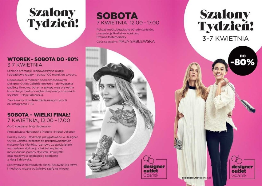 Designer Outlet Gdańsk zaprasza 7 kwietnia na wydarzenie...