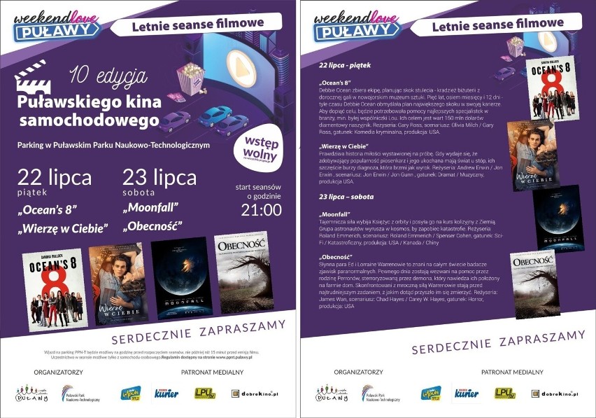 10. Puławskie samochodowe kino letnie...