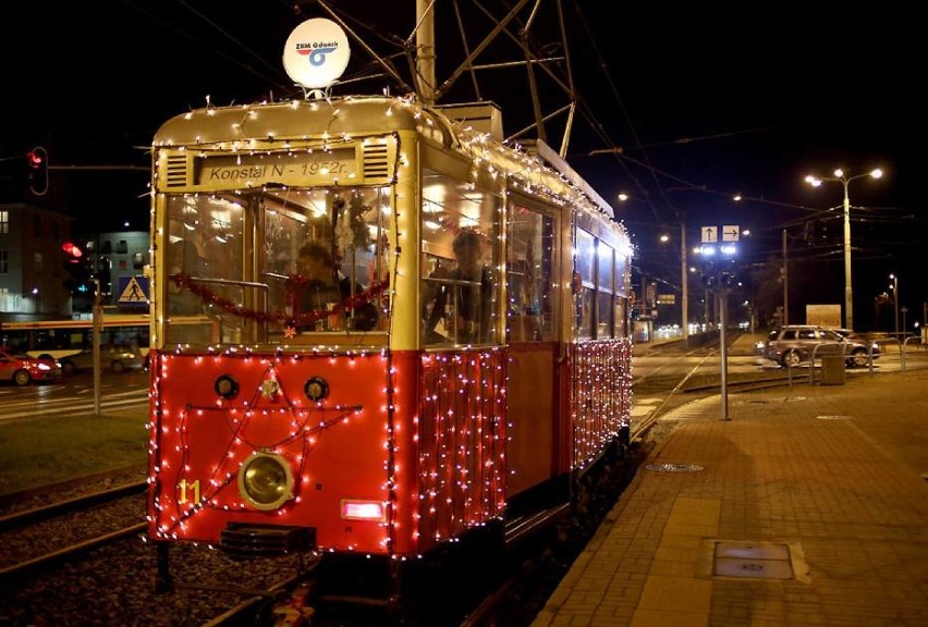 Christmas Tram będzie jeździł po Gdańsku [ZDJĘCIA]