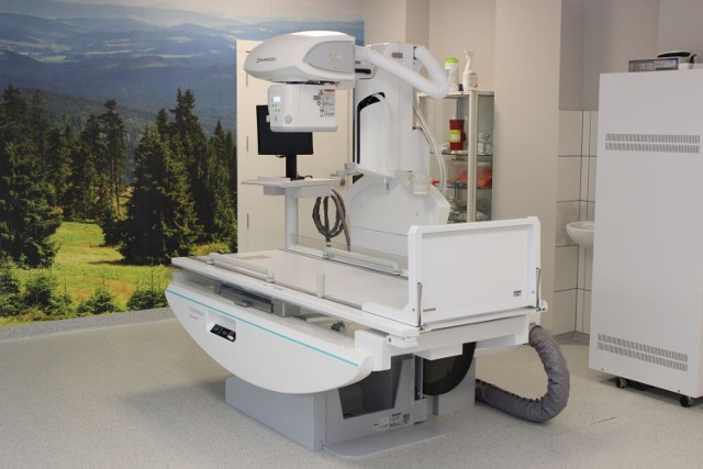 Nowy sprzęt rentgenowski to cyfrowy aparat typu Telekomando wraz generatorem