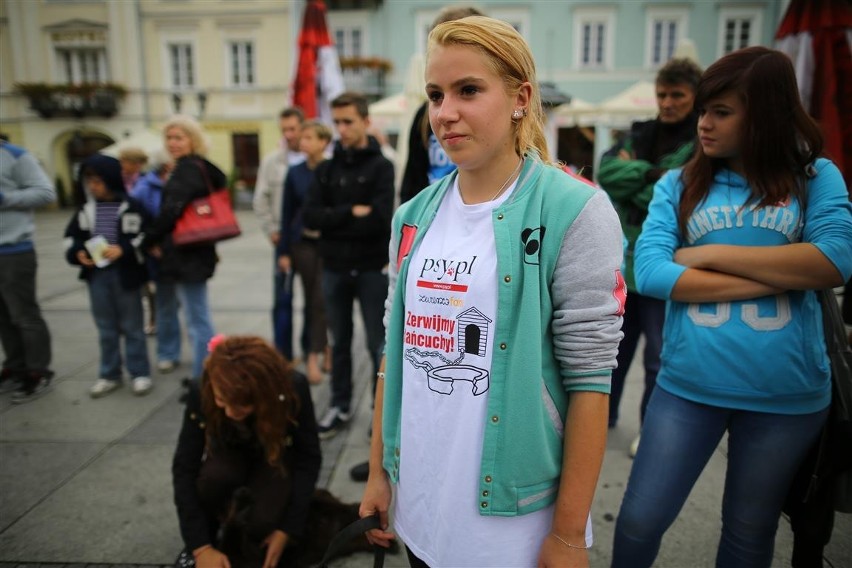 Uczestnicy przekonywali, aby nie trzymać zwierząt na...