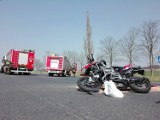 Wypadek na drodze wyjazdowej ze Świebodzina. Motocyklista trafił do szpitala